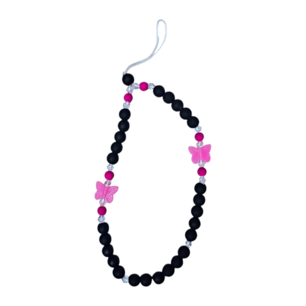 Dragonne Noir Papillion Rose